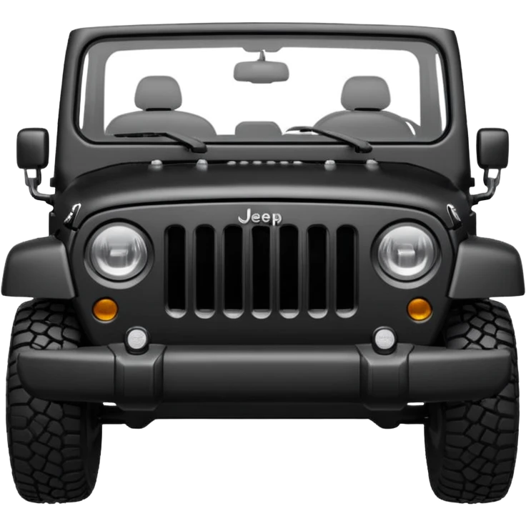 Jeep grill just headlights and grille slots emoji