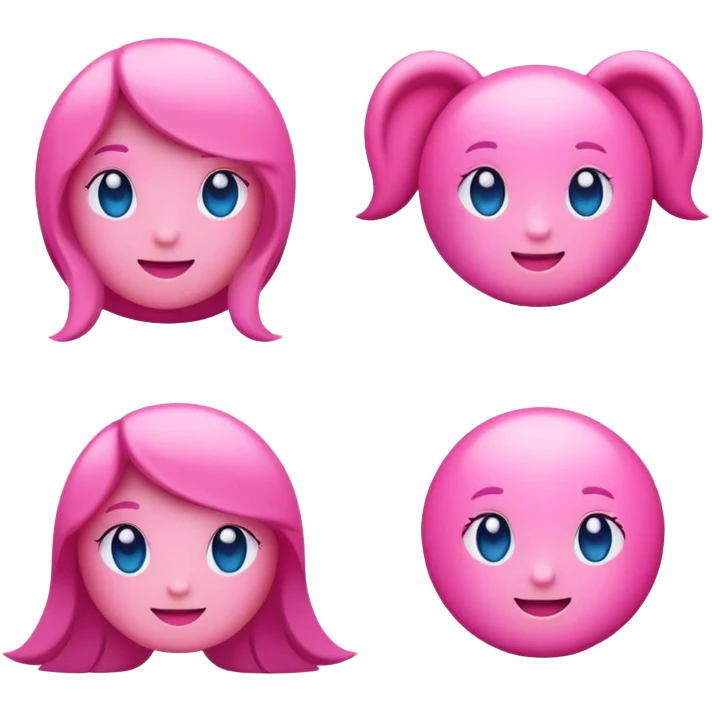 Pink emoji