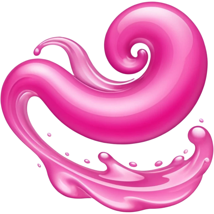 Pink liquid toulet emoji