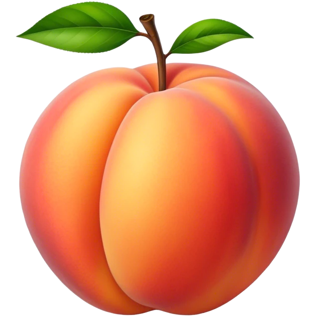 Peach emoji