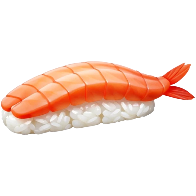 Shrimp nigiri emoji