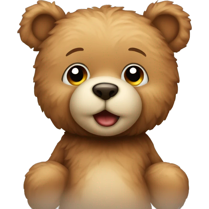 Cute teddy bear  emoji