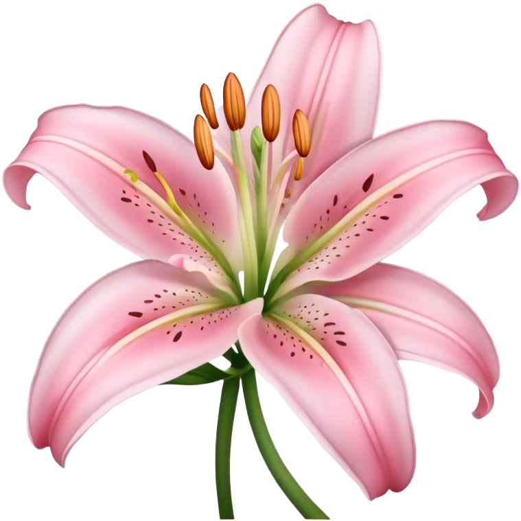 light pink lilium emoji