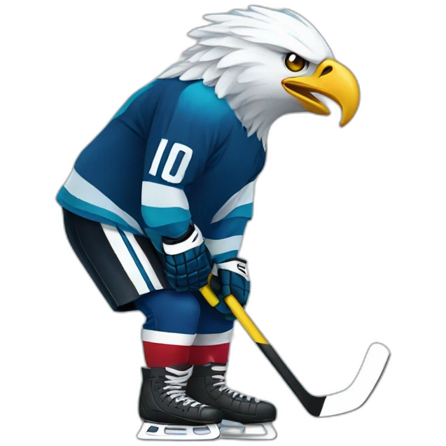 ice-hockey-eagle emoji