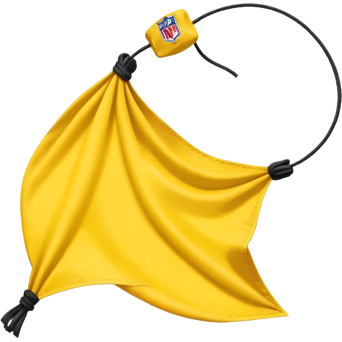 Small NFL penalty flag emoji