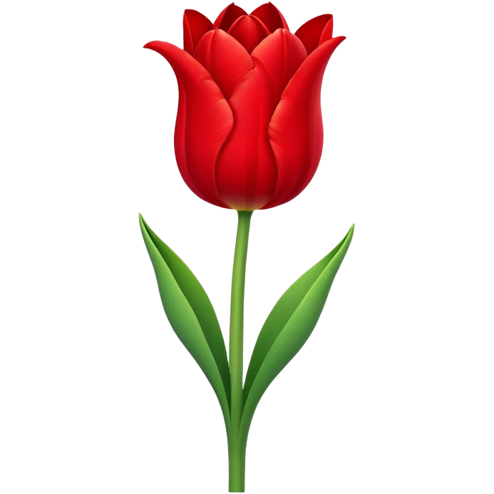 Tulip flower emoji