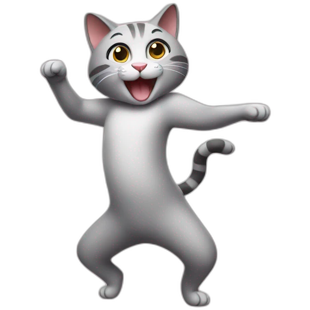 dancing cat emoji