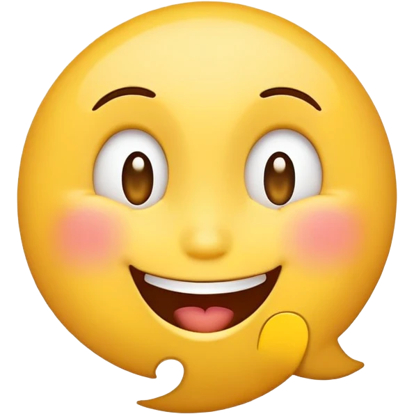 laughing face with open eyes and a question mark  emoji