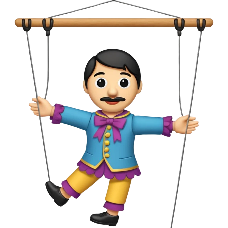 Icon for Puppet Theater: a puppet on strings emoji