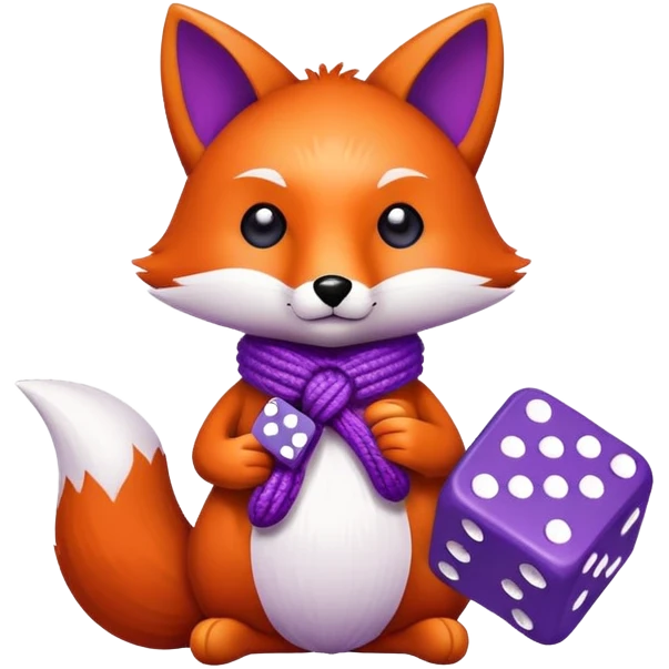 🦊🎲💜🧶 emoji