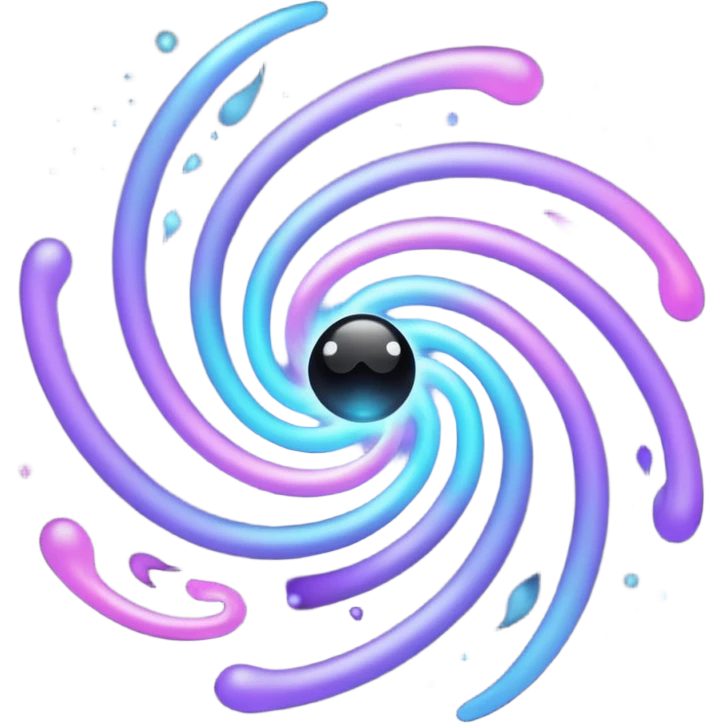 black magic particles emoji