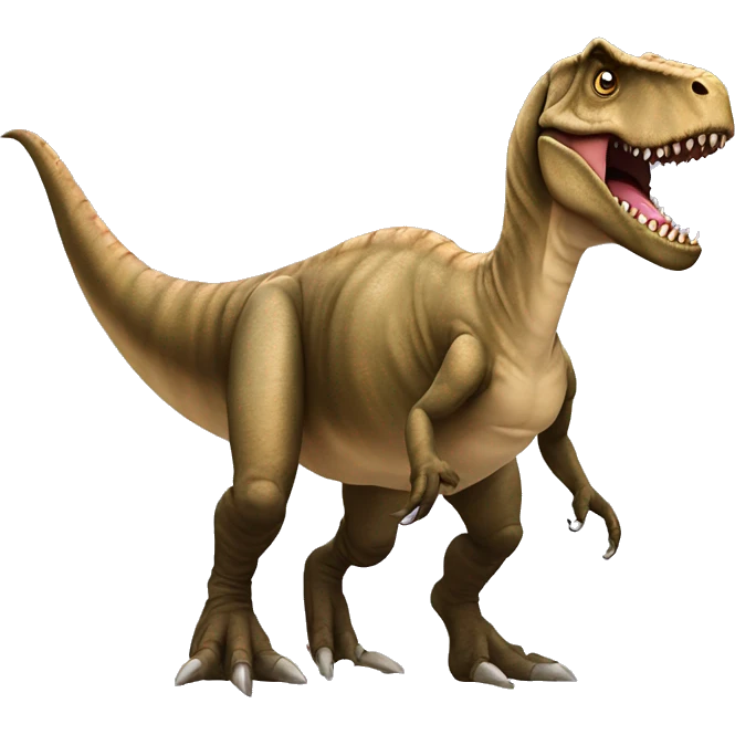 T-Rex with a tutu ￼ emoji