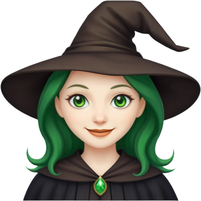 smiling witch emoji