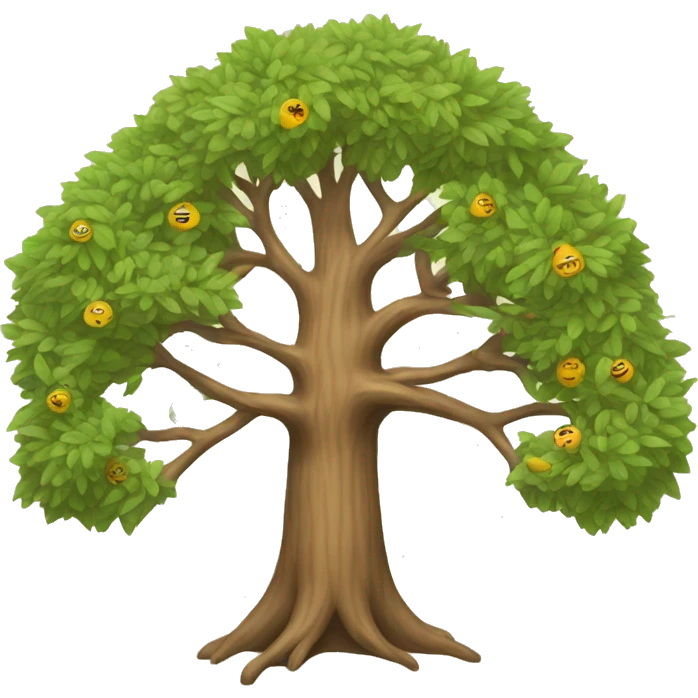 Phylogenetic tree emoji