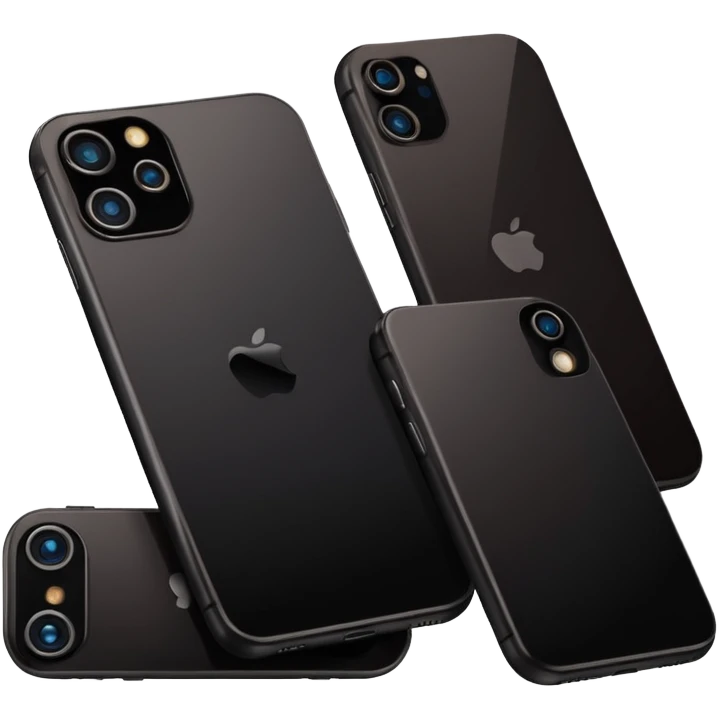 Phone apple 13 generation back side emoji