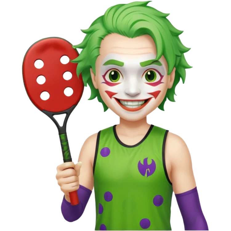 joker playing pickleball emoji