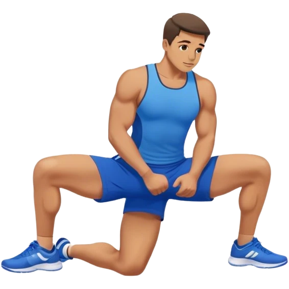 glute-bridges-exercise guy with blue shorts  emoji