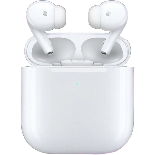 AirPod max headphones with pink bows on them emoji