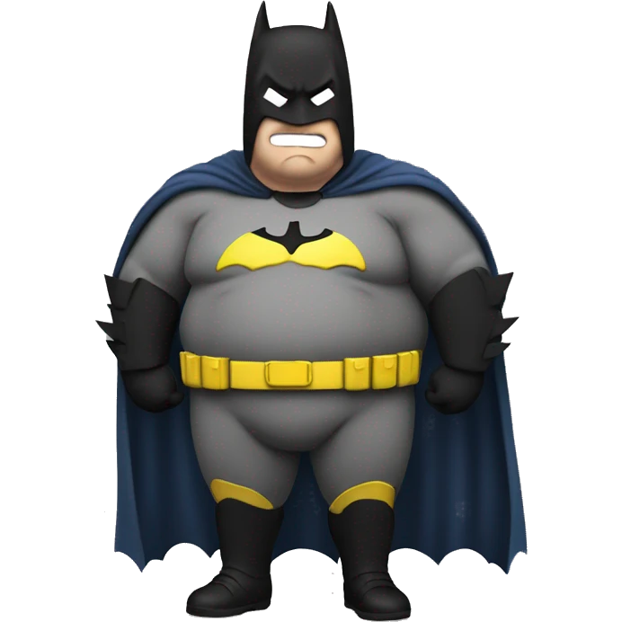 Fat batman emoji