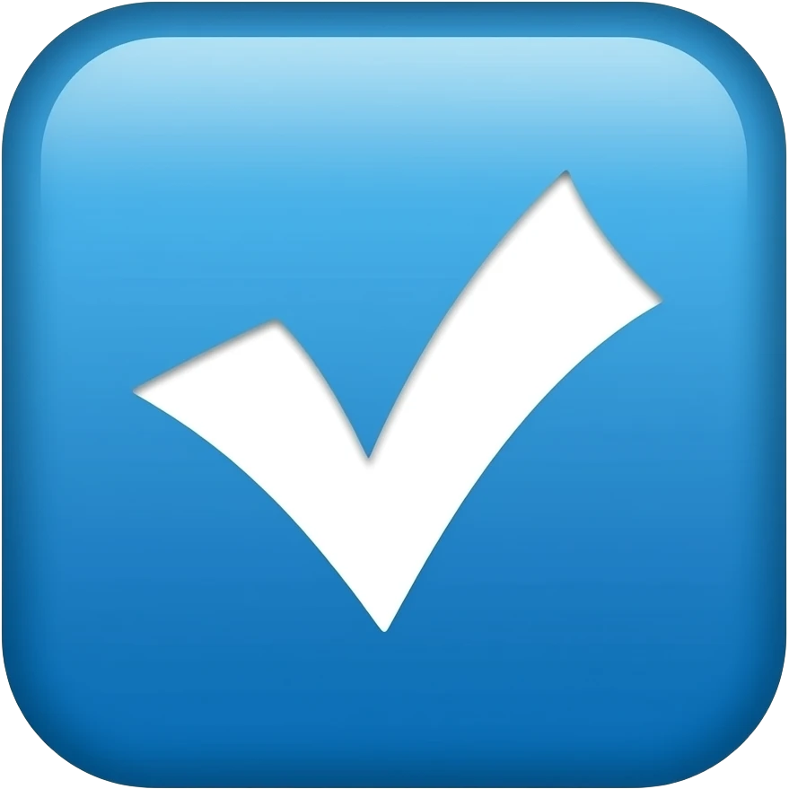 Verifica roblox  blu quadrata molto pi emoji