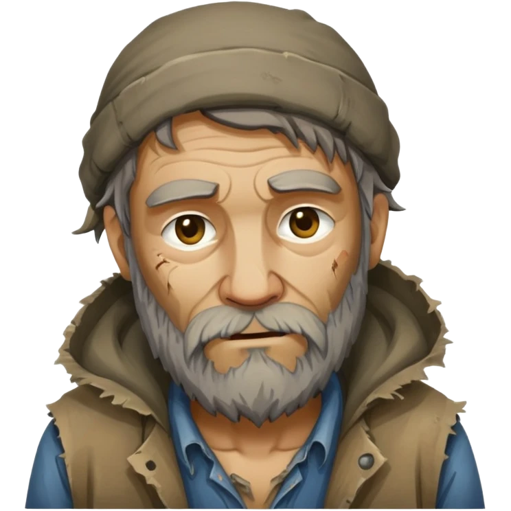 Homeless guy emoji