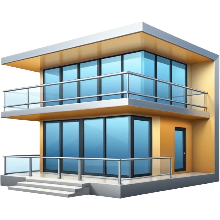 a modern house emoji