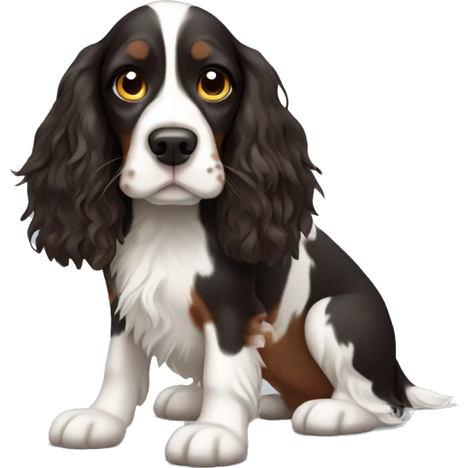 tri color springer spaniel emoji