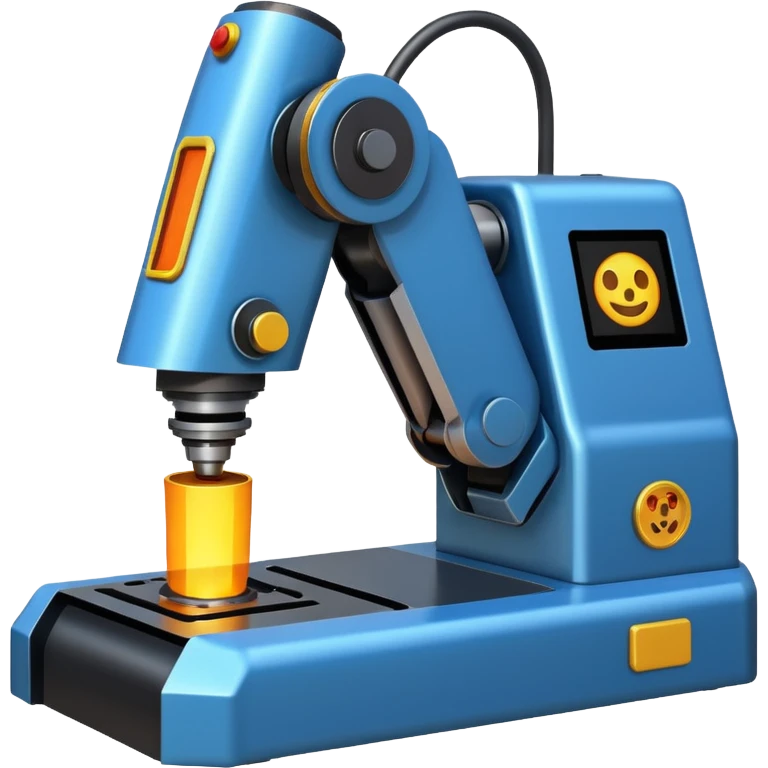 robotic machine welding laser emoji