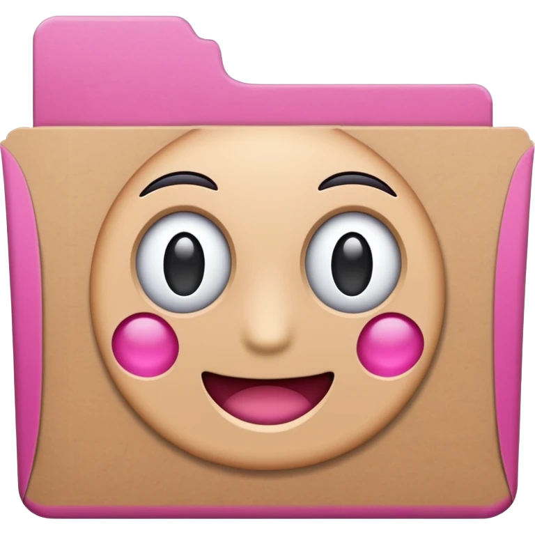 file folder pink emoji