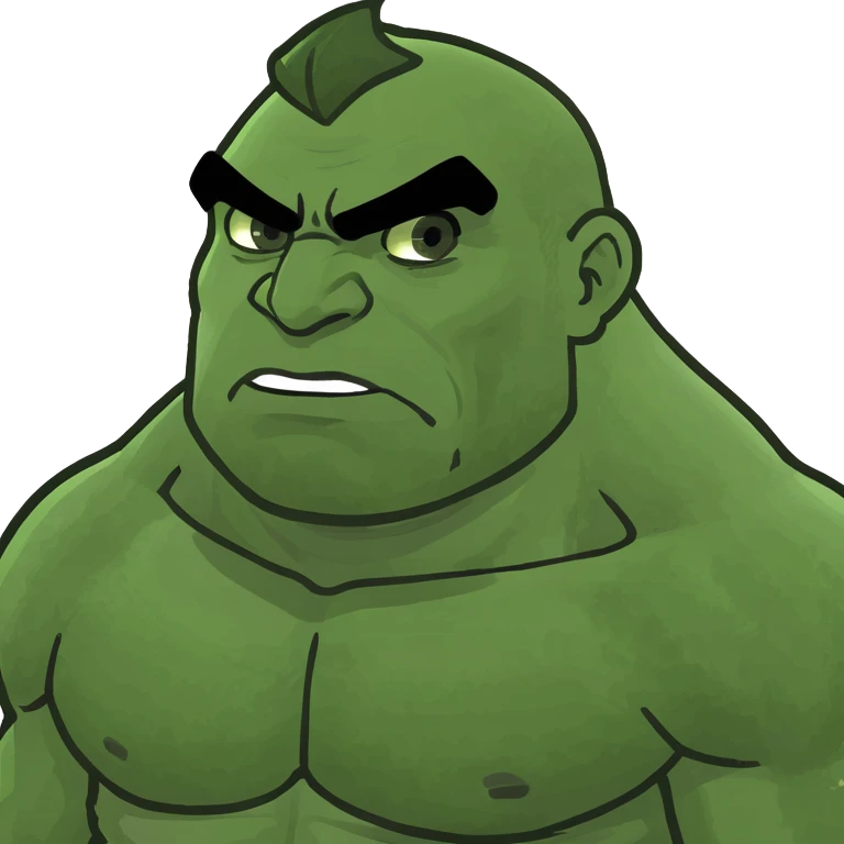 Strong man emoji