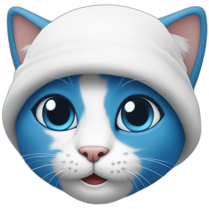 Smurf cat emoji