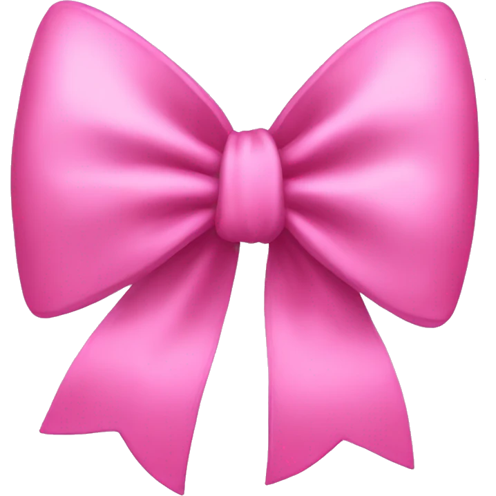 Pink bow emoji