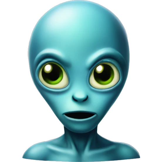alien in space emoji