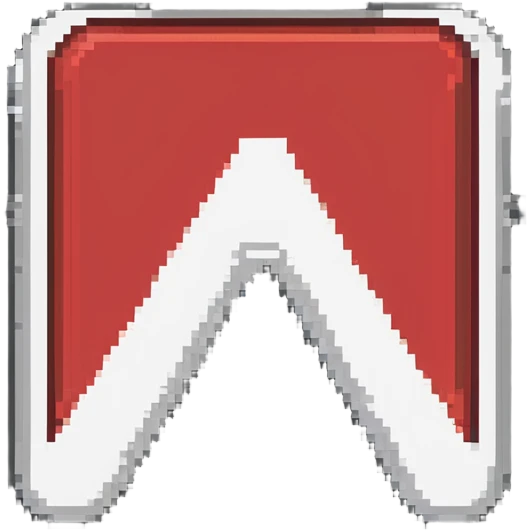 YouTube logo, red play button with white play triangle emoji
