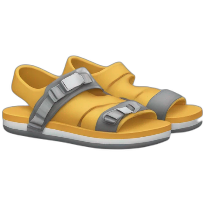 feet whit socks and sandals emoji