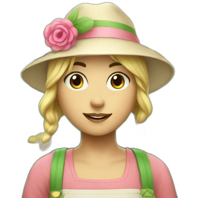 garden- girl emoji