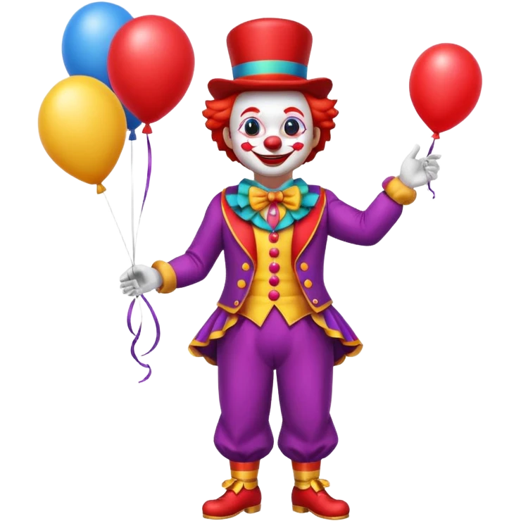 circus clown full body emoji