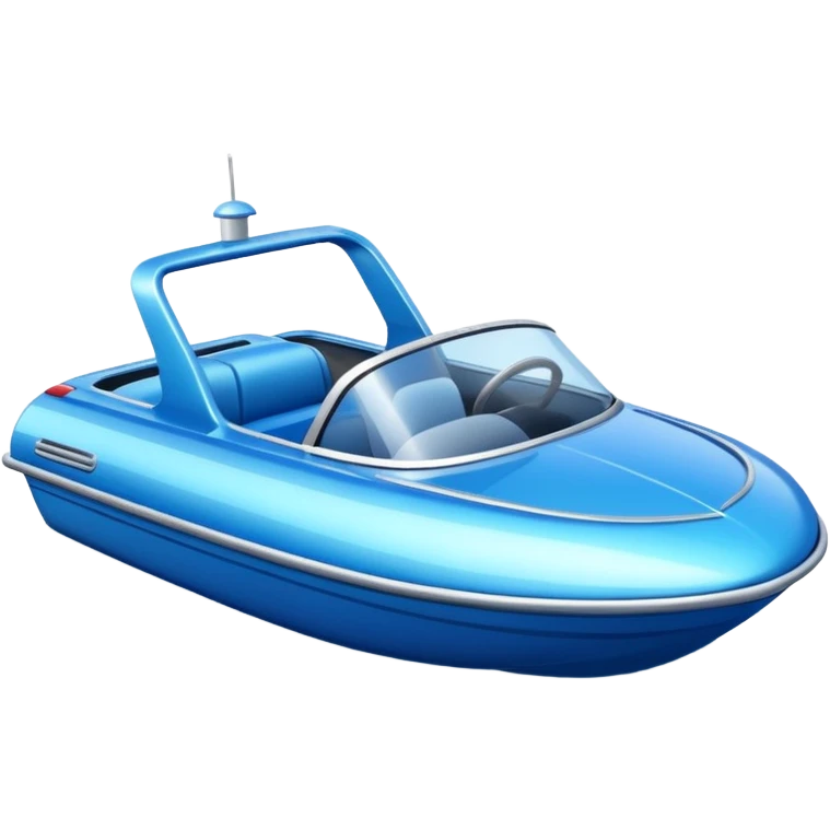 a car like a boat that can go on water emoji
