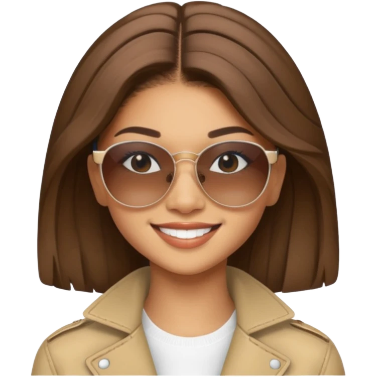 Zendaya smiling with sunglasses  emoji