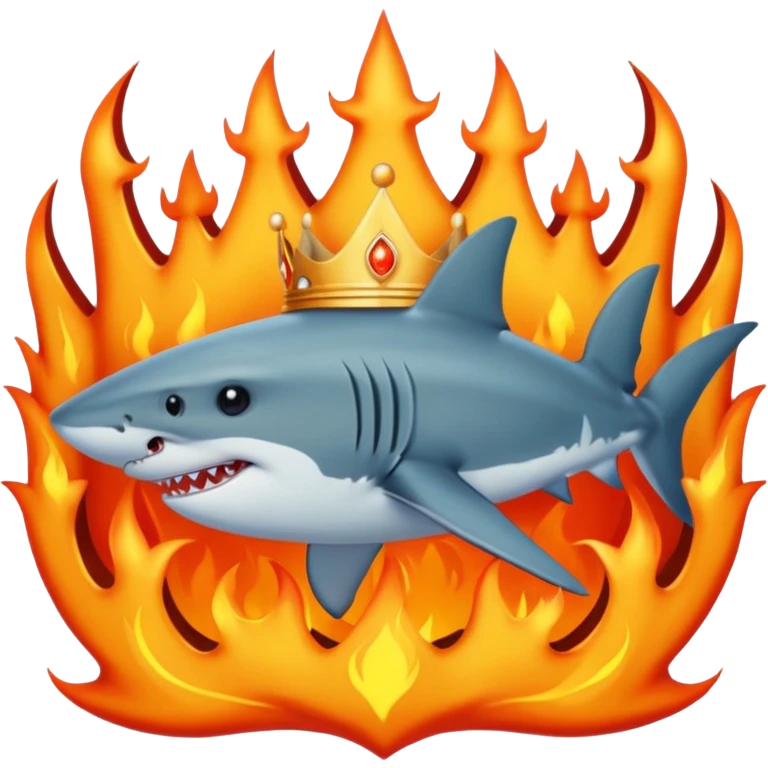         👑
   🦈🔥🔥🔥🦈
  🦈🔥  👁️  🔥🦈
   🦈🔥🔥🔥🦈

 emoji