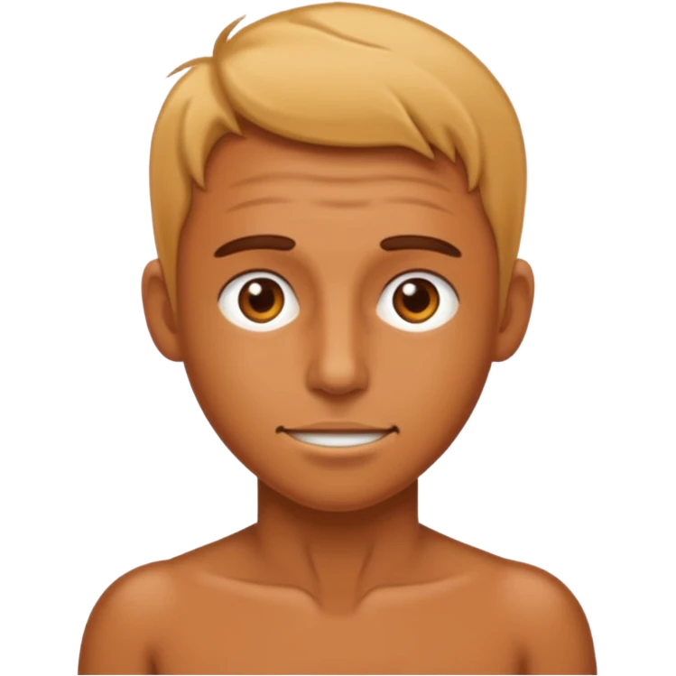 Person with really weird tan lines emoji