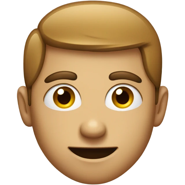 smerk with weaird eyebrows  emoji