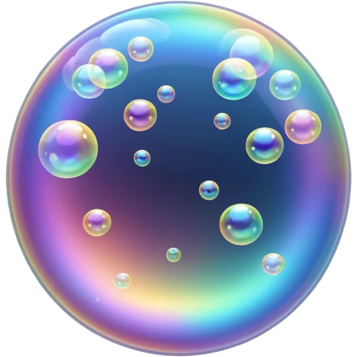 soap bubbles flowing emoji