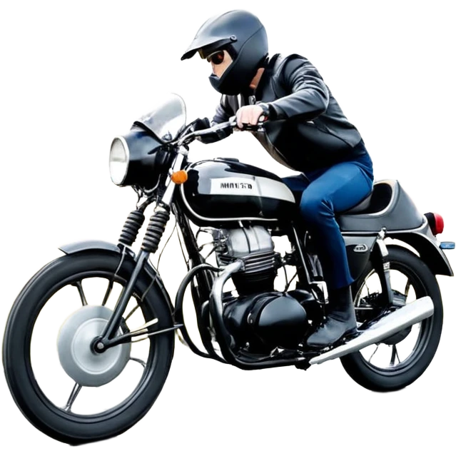 Питон на мотоцикле мчит как призрачный гонщик emoji