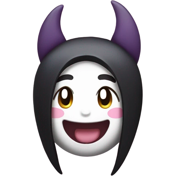 Kuromi laughing emoji