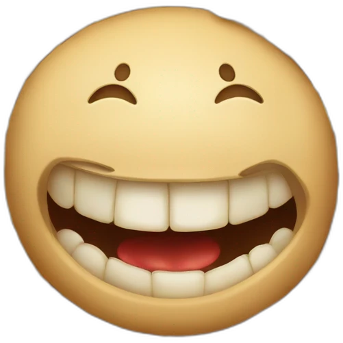 A gluttonous face that eats everything emoji