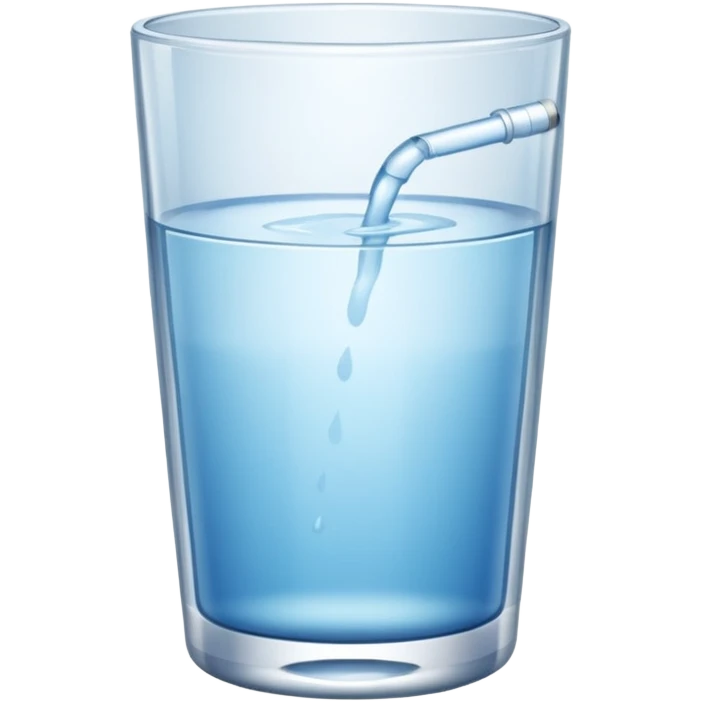 glass of water emoji