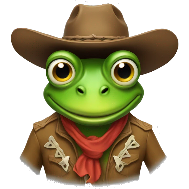 cowboy frog emoji