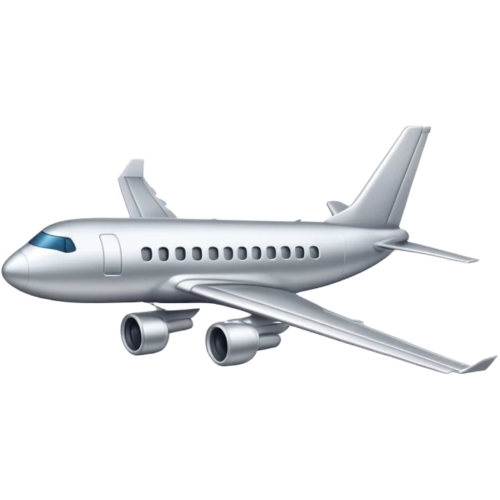 Iphone airplane emoji in greyscale emoji