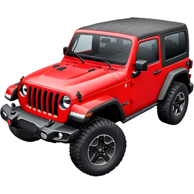 Jeep Wrangler - Jeep (Model Year: 2022) (Iconic colour: Red) emoji